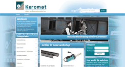 Desktop Screenshot of keromat-webshop.nl