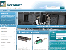 Tablet Screenshot of keromat-webshop.nl